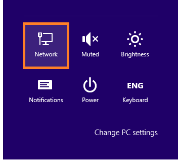 trådlöst arrangemang i Windows 8