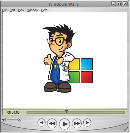 QuickTime - Wally coat - front - WindowsWally