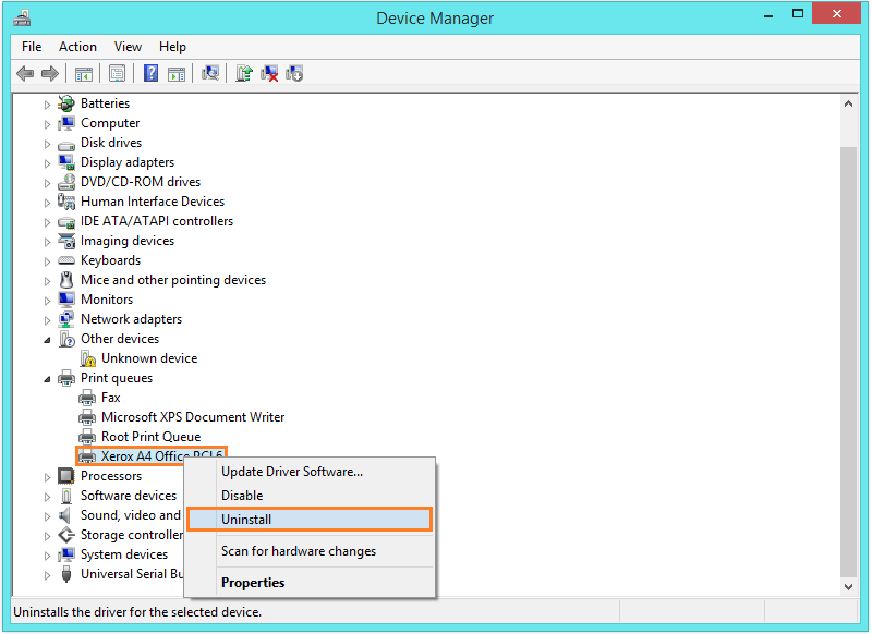 printer driver uninstall tool