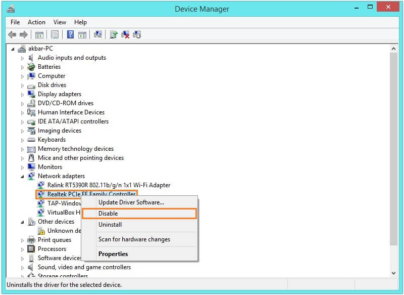 Bugcode_ndis_driver wireless adapter app