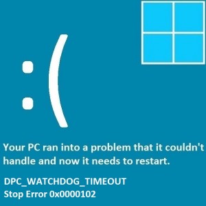 DPC_WATCHDOG_TIMEOUT - Stop Error 0x0000102 - Featured - Windows Wally