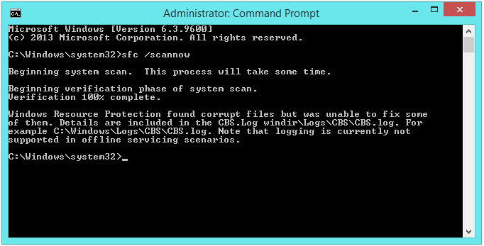 CONFIG_LIST_FAILED - STOP 0x00000073 - Command Prompt Administrator - sfc -- Windows Wally