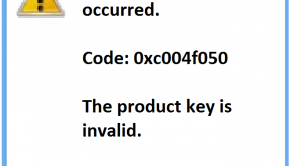 Error 0xc004f050 - Featured -- Windows Wally
