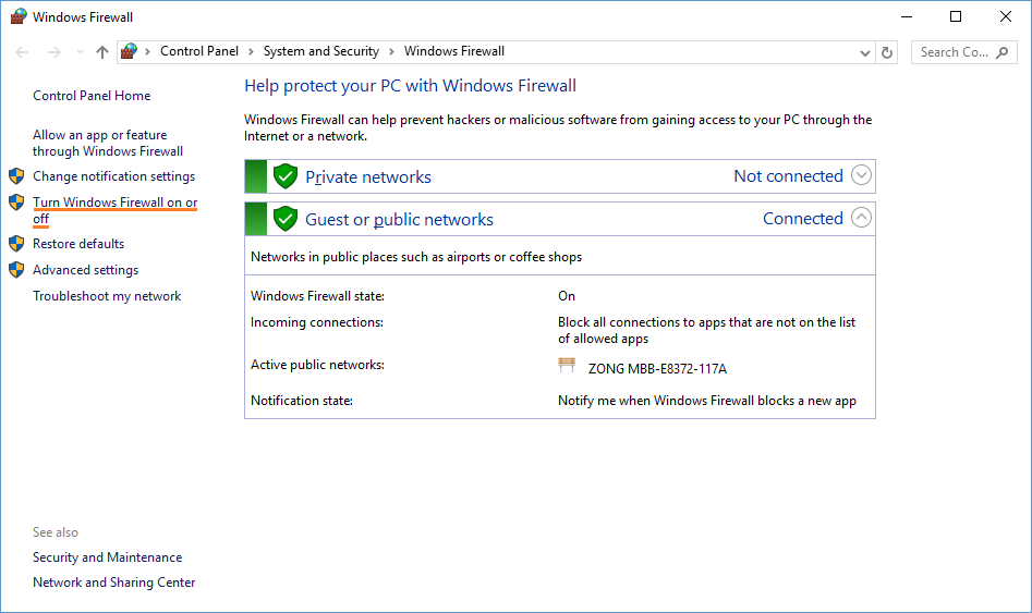 Vista Windows Firewall Registry