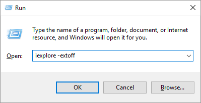 Update Trusted Sites -- RUN - iexplore -extoff -- Windows Wally