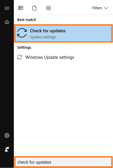 0x80070422 -- Windows 10 CU - Start Menu - Check for updates - Windows Wally